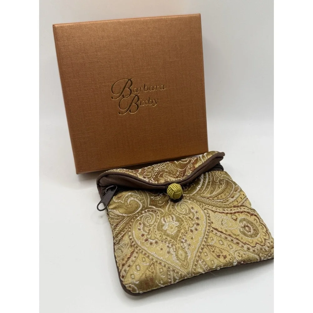 Barbara Bixby Jewelry Box & Pouch Set Case Travel Storage